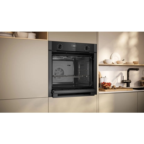 Neff B3ACE4AG3B 59.4cm Built In Electric Single Oven - Graphite Grey