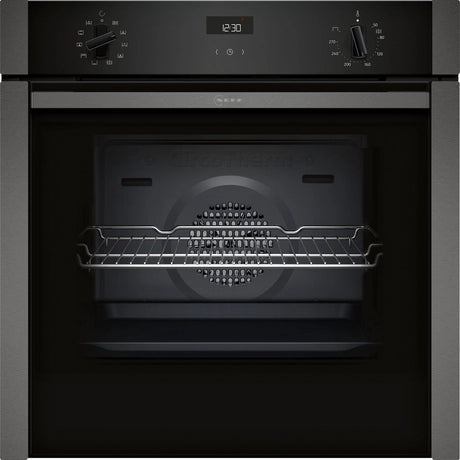 Neff B3ACE4AG3B 59.4cm Built In Electric Single Oven - Graphite Grey