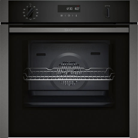 Neff B6ACH7AG7B 59.4cm Built In Electric Single Oven - Graphite Grey
