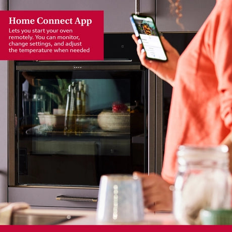 Neff B6ACH7AG7B 59.4cm Built In Electric Single Oven - Graphite Grey