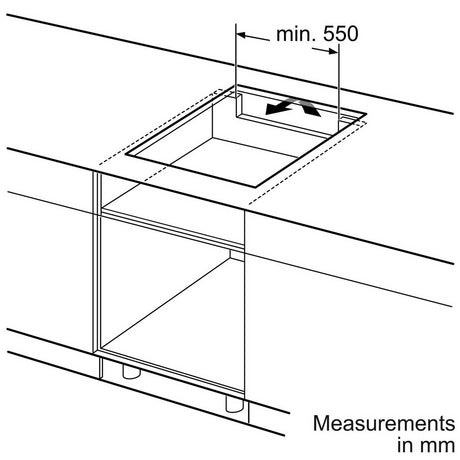 Neff T56FHS1L0 60cm Induction Hob - Black