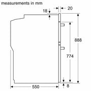 Neff U1ACE2AG3B 59.4cm Built In Electric Double Oven - Graphite Grey - Bonus Superstore