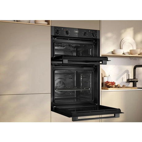 Neff U1ACE2AG3B 59.4cm Built In Electric Double Oven - Graphite Grey - Bonus Superstore