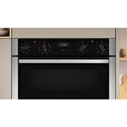Neff U1ACE2AN3B 59.4cm Built In Electric Double Oven - Stainless Steel - Bonus Superstore