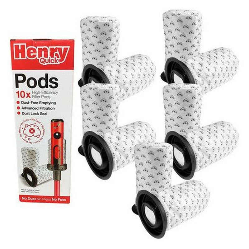 Numatic 915744 Henry Quick Pods - 10 Pack - White