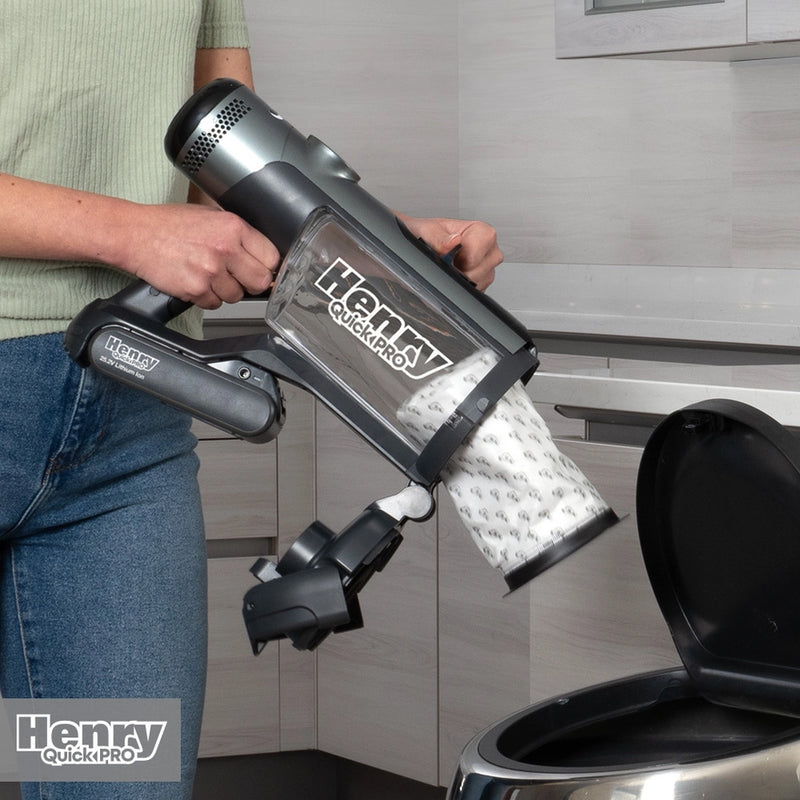 Numatic Henry Quick Pro Cordless Dry Vacuum Cleaner - Grey