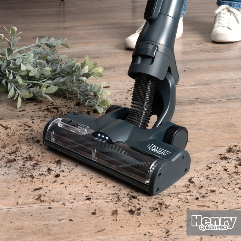 Numatic Henry Quick Pro Cordless Dry Vacuum Cleaner - Grey