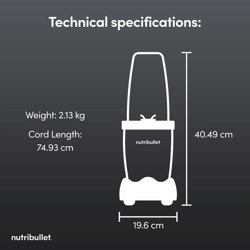 Nutribullet NB-201 McLaren Portable Blender - Grey - Bonus Superstore