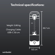 Nutribullet NBG-200 McLaren Portable Blender - Grey - Bonus Superstore