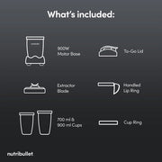 Nutribullet NBG-200 McLaren Portable Blender - Grey - Bonus Superstore