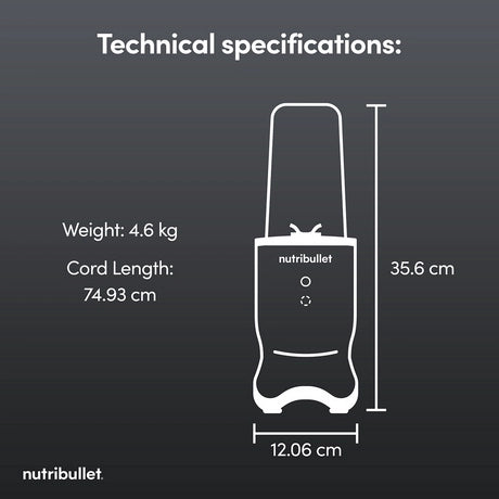 Nutribullet NB-500 McLaren Ultra Blender - Grey