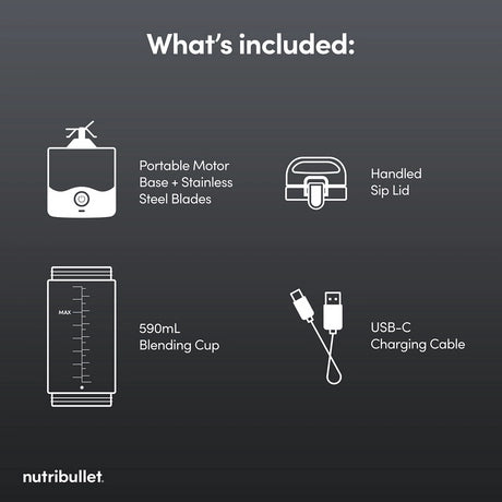Nutribullet NBG-200 McLaren Portable Blender - Grey