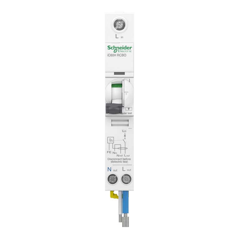 Schneider A9D11845 iC60H RCBO 45A 30mA