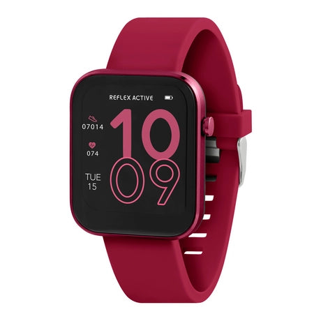 Reflex Active RA12-2158 Series 12 Berry Strap Smart Watch - Berry