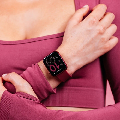 Reflex Active RA12-2158 Series 12 Berry Strap Smart Watch - Berry