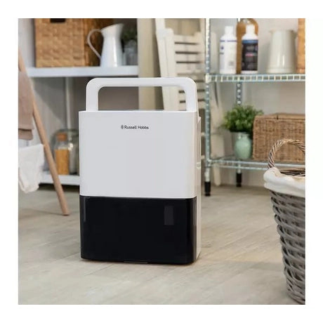 Russell Hobbs RHDH1001 10L Dehumidifier - White & Black
