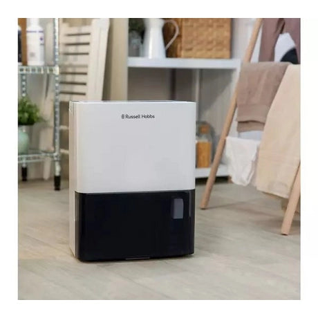 Russell Hobbs RHDH1001 10L Dehumidifier - White & Black