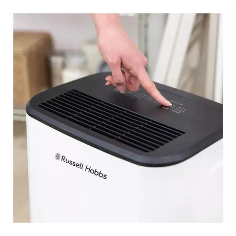 Russell Hobbs RHDH2002 20L Dehumidifier - White & Black