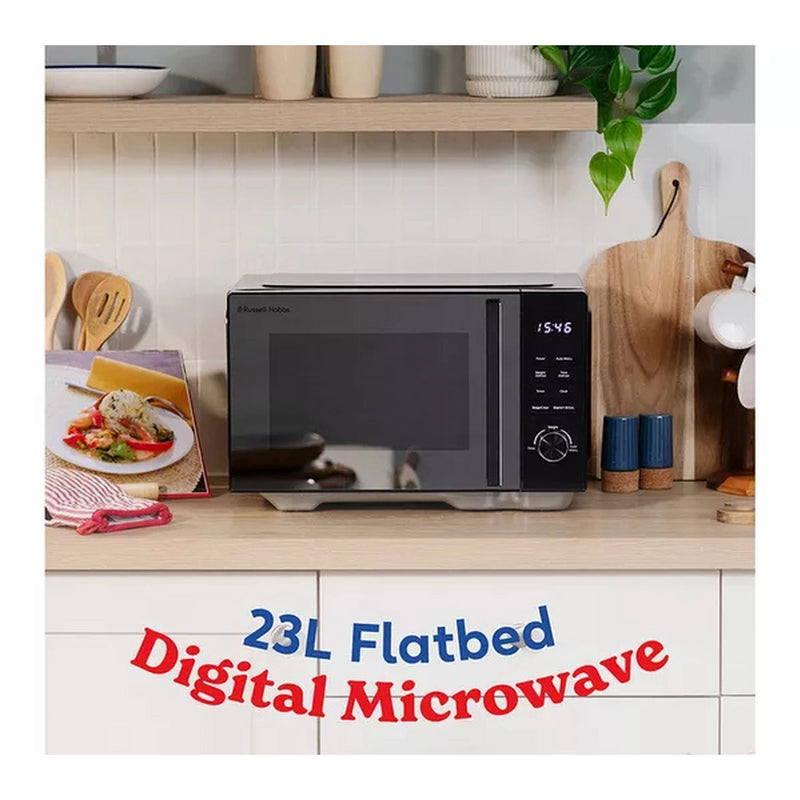 Russell Hobbs RHFM2365B 23Litre Flatbed Digital Microwave - Black
