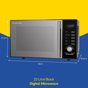 Russell Hobbs RHM2348B 23 Litres Solo Microwave - Black - Bonus Superstore