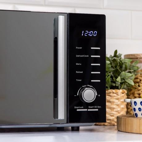 Russell Hobbs RHM2348B 23 Litres Solo Microwave - Black - Bonus Superstore