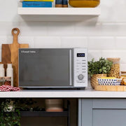 Russell Hobbs RHM2348S 23 Litres Solo Microwave - Silver - Bonus Superstore