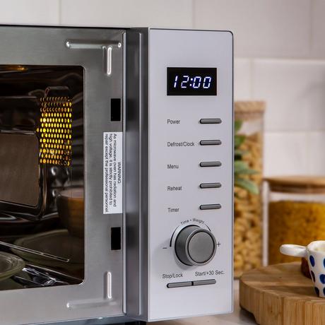 Russell Hobbs RHM2348S 23 Litres Solo Microwave - Silver - Bonus Superstore