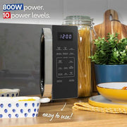 Russell Hobbs RHMT2045S 20 Litre Touch Control Digital Microwave - Silver - Bonus Superstore