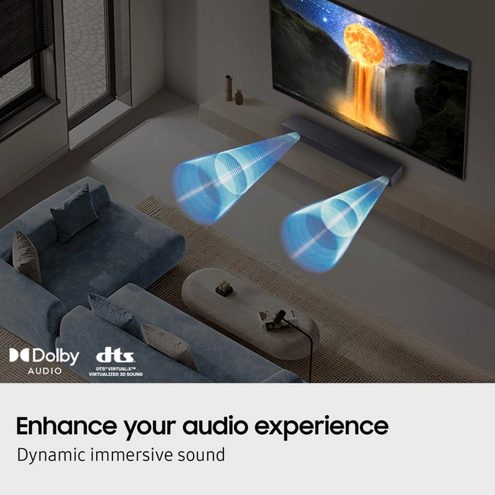 Samsung HW-B400F/XU 2.0ch Soundbar with 4 speakers - Titan Black