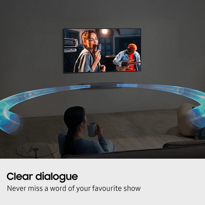 Samsung HW-B400F/XU 2.0ch Soundbar with 4 speakers - Titan Black