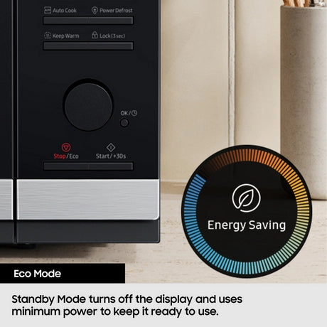 Samsung MS32DG4504ATE3 32L Solo Microwave with Triple Distribution System - Black