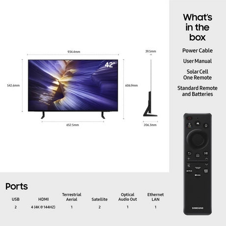 Samsung QE42S90FAEXXU 42" 4K OLED Smart AI TV