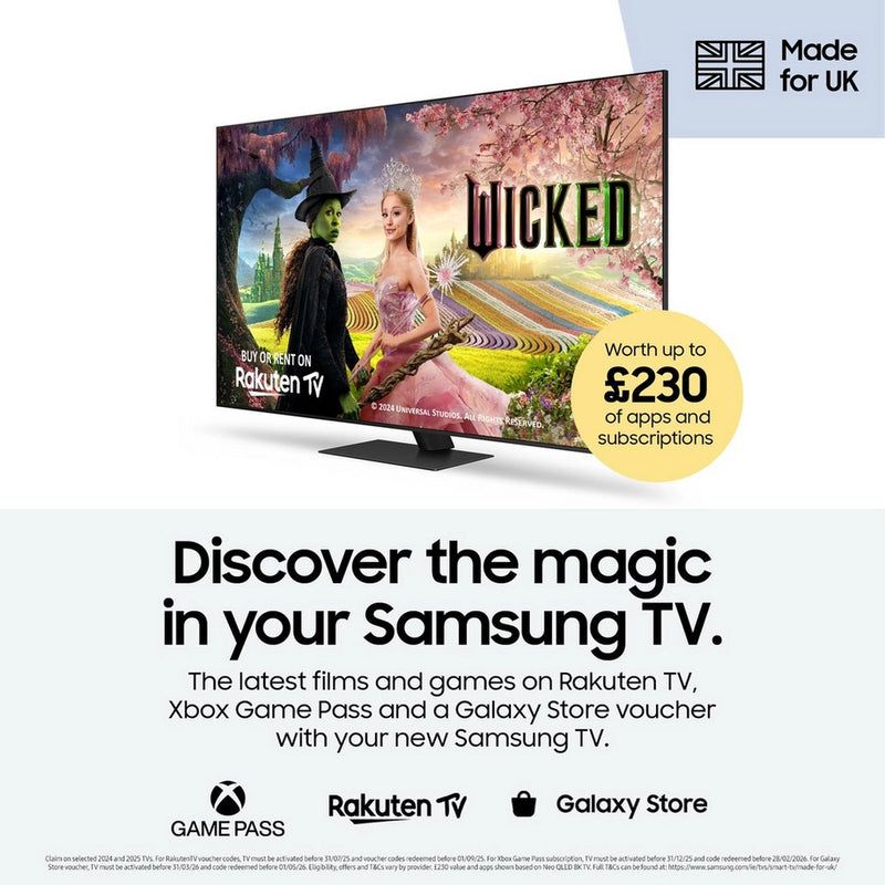 Samsung QE65Q7F2AUXXU 65" 4K QLED AI Smart TV