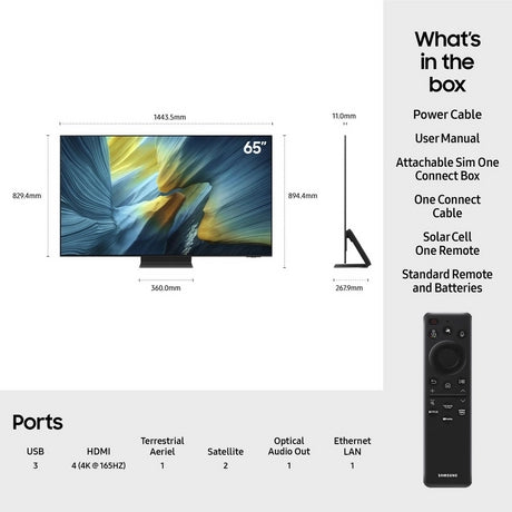 Samsung QE65S95FATXXU 65" OLED Smart AI TV