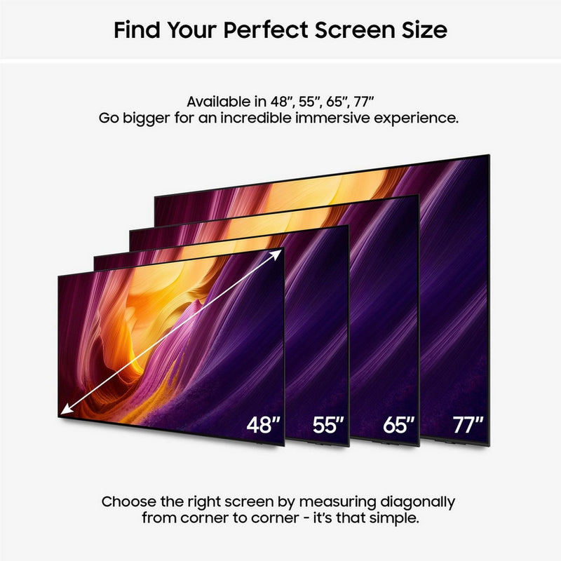 Samsung QE77S95HFTXXU 77" OLED Glare Free Vision AI Smart TV