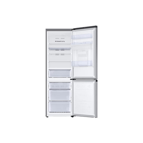 Samsung RB34C632ESA/EU 59.5cm 65 / 35 Split Fridge Freezer - Silver / White - Bonus Superstore