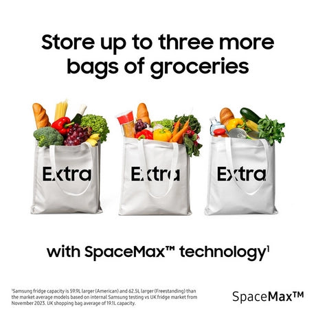 Samsung RS57DG400EM9EU 91cm Frost Free American Fridge Freezer - Silver