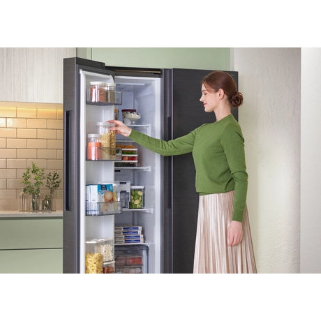 Samsung RS70F64KEFEU 91cm Side by Side American Fridge Freezer - Black - Bonus Superstore