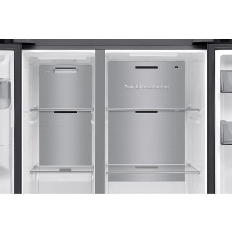 Samsung RS70F66KCFEU 91cm Side by Side American Fridge Freezer - Black - Bonus Superstore