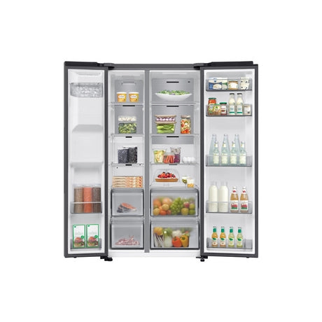 Samsung RS70F66KCTEU 91cm Side by Side American Fridge Freezer - Silver - Bonus Superstore