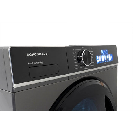 Schonhaus TDSHF018A3G 8kg Heat Pump Tumble Dryer - Graphite - Bonus Superstore