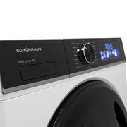 Schonhaus TDSHF018A3W 8kg Heat Pump Tumble Dryer - White - Bonus Superstore