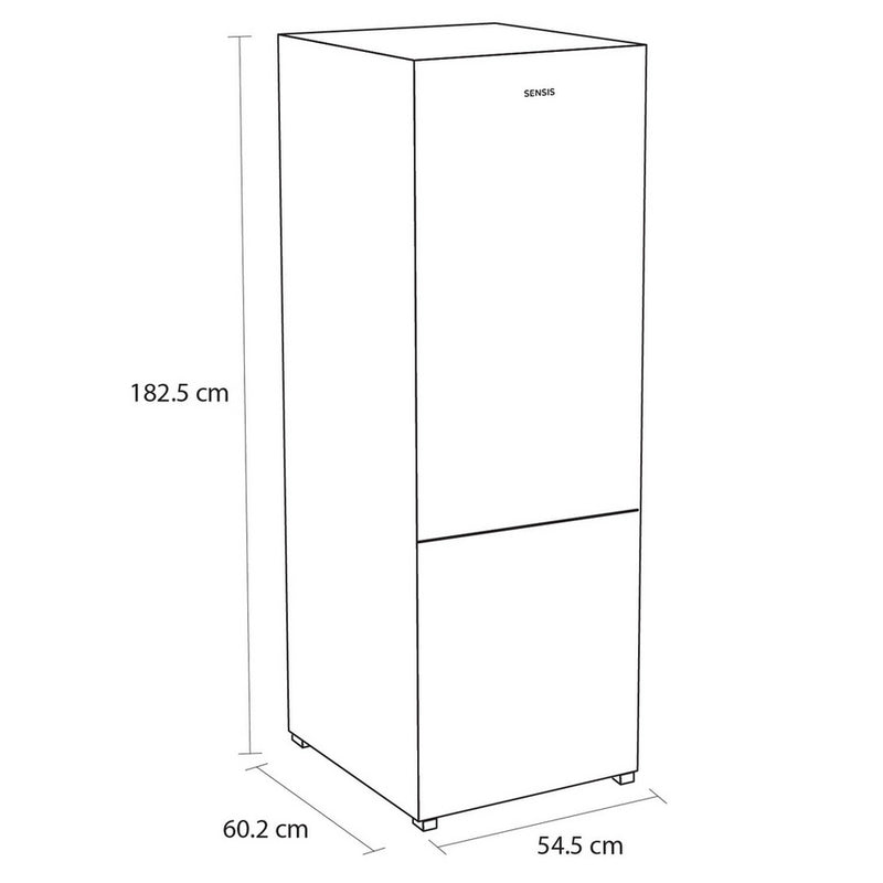 Sensis RFCMF0154ES 54cm Total No Frost Fridge Freezer - Silver