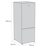 Sensis RFCMF0160ES 59.5cm 60/40 Total NoFrost Fridge Freezer - Silver - Bonus Superstore