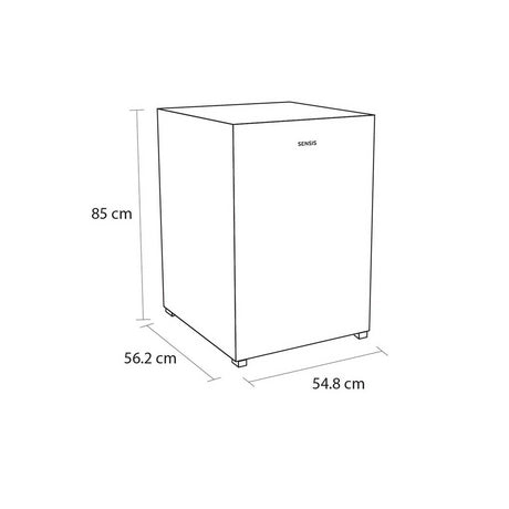 Sensis RFUCF01L54EW 54cm Undercounter Larder Fridge - White - Bonus Superstore