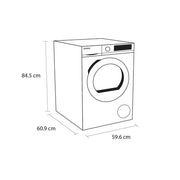 Sensis TDHF019A2W 9kg Heat Pump Tumble Dryer - White - Bonus Superstore