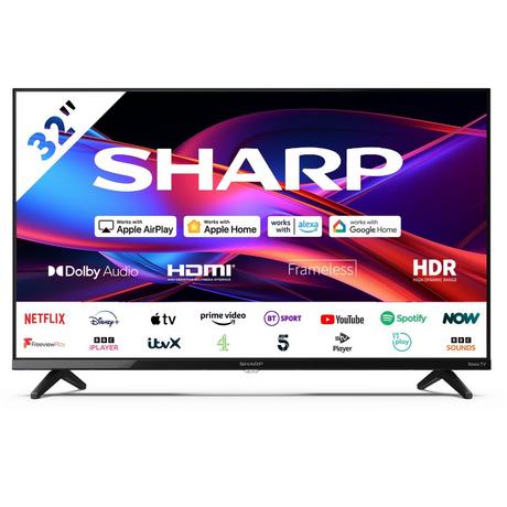 Sharp 1T-C32GD2225K 32" HD Ready Frameless Smart Roku TV