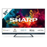 Sharp 4T-C50FQ5KM2KG 50" 4K UHD Quantum Dot Frameless Smart Google TV - Bonus Superstore