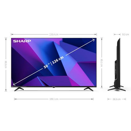 Sharp 1904T-C55FN2KL2AB 55" 4K Ultra HD Smart TV
