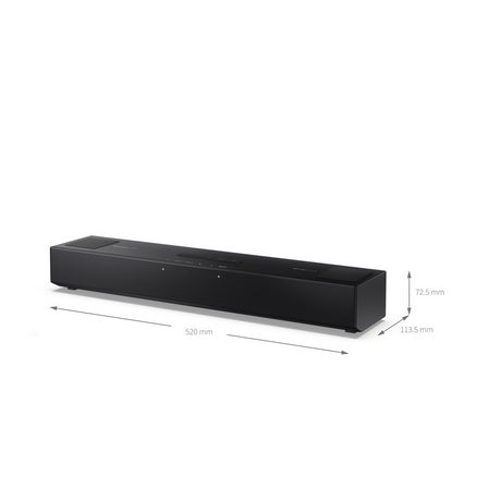 Sharp HT-SB700 2.0.2ch Compact Soundbar - Black